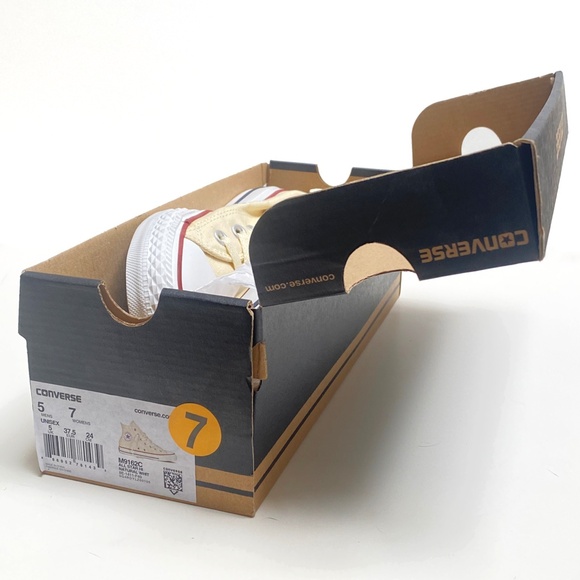 NWOT -Converse Men's Natural White High-Top Sneakers - Picture 10 of 11